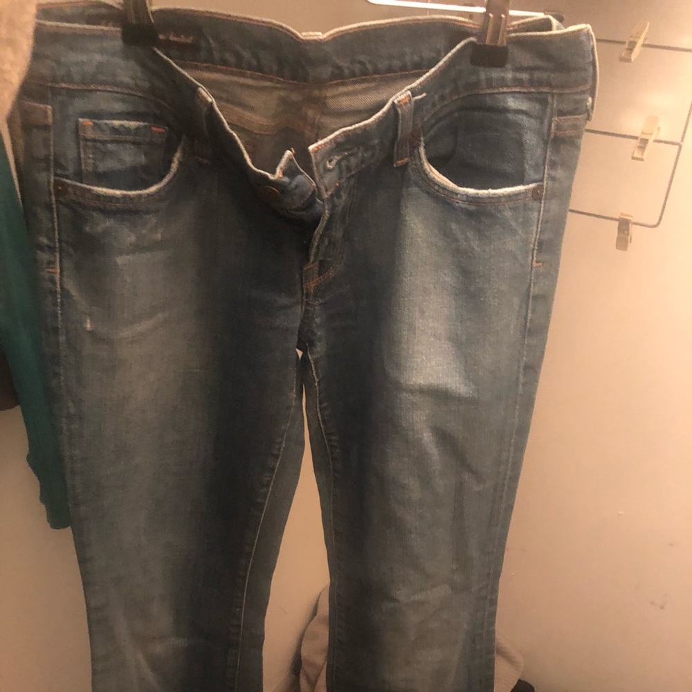 citizens of humanity low waist bootcut jeans
